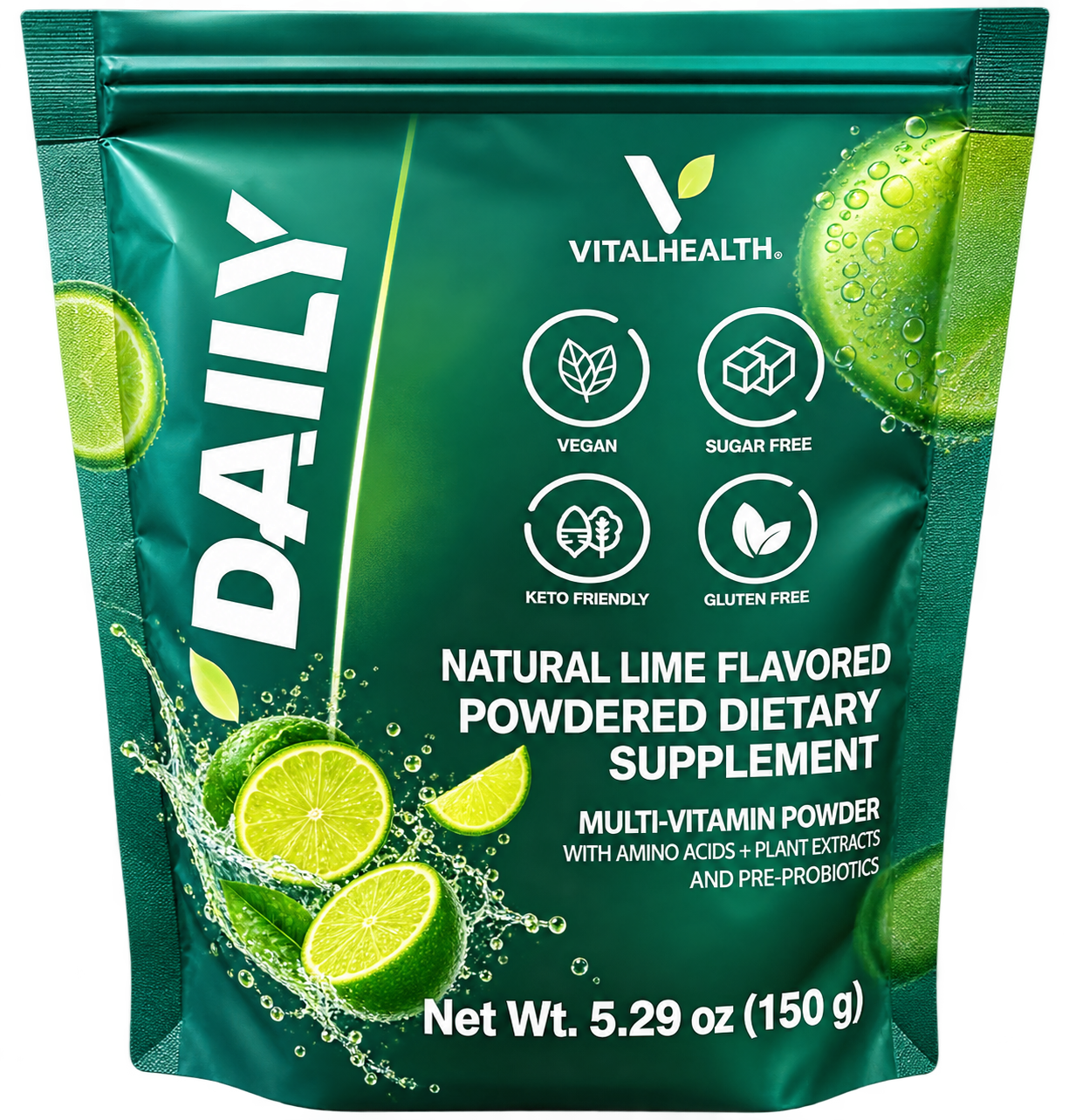 V’Daily packaging
