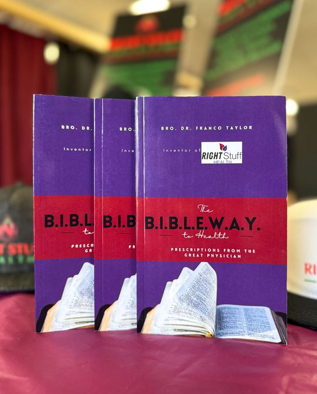 Authentic photograph of the B.I.B.L.E.W.A.Y. to Health book cover